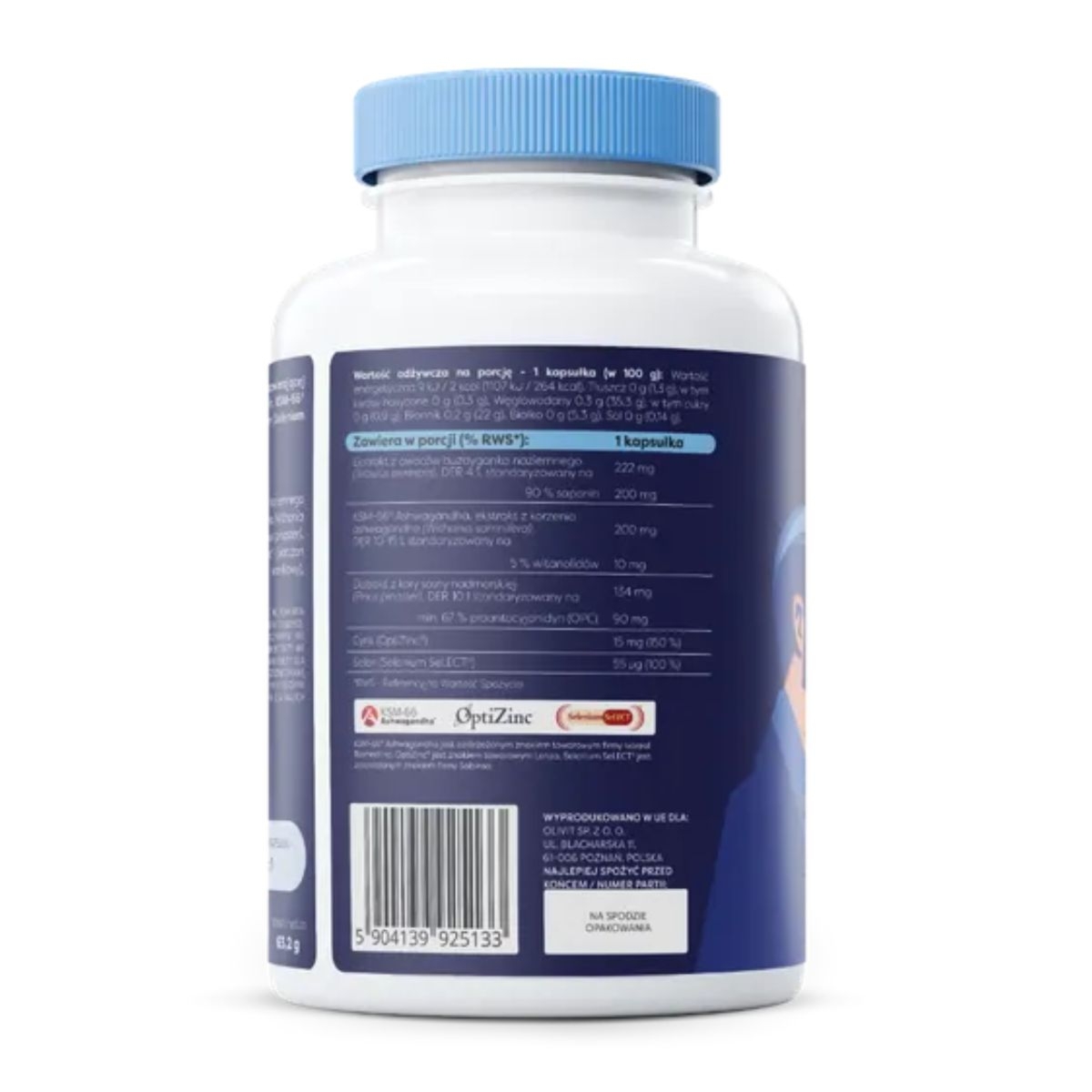 Wsparcie hormonalne Mężczyzna OSAVI - 90 kapsułek wegańskich