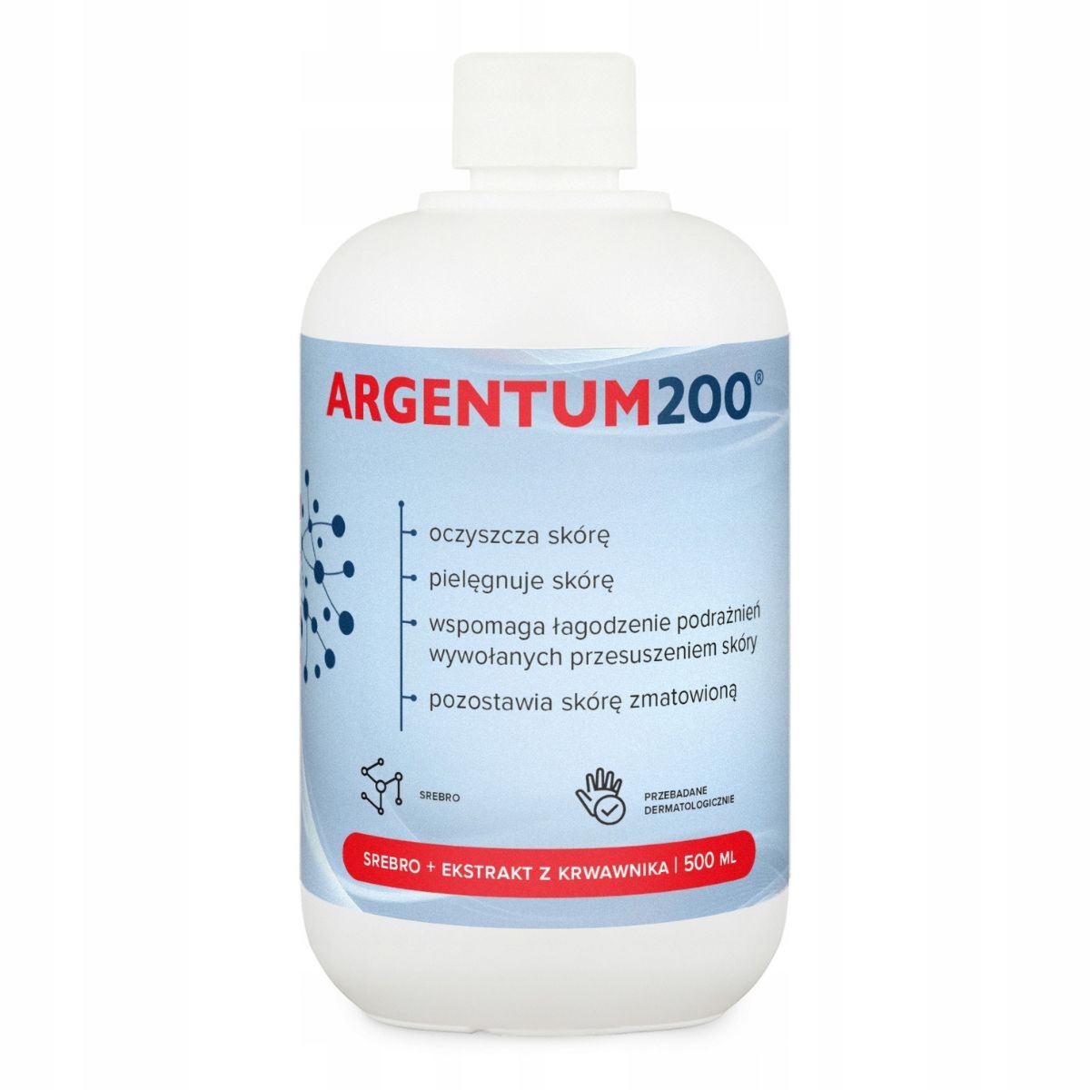 Tonik ze srebrem Aura Herbals Argentum200 - 500 ml