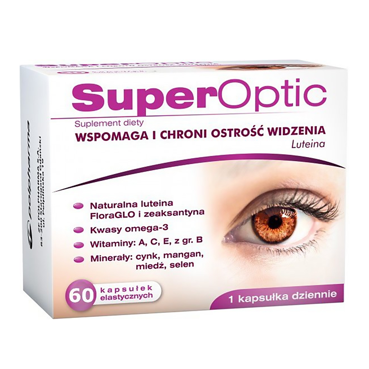 SuperOptic Polpharma - poprawia ostrość widzenia - 60 kapsułek