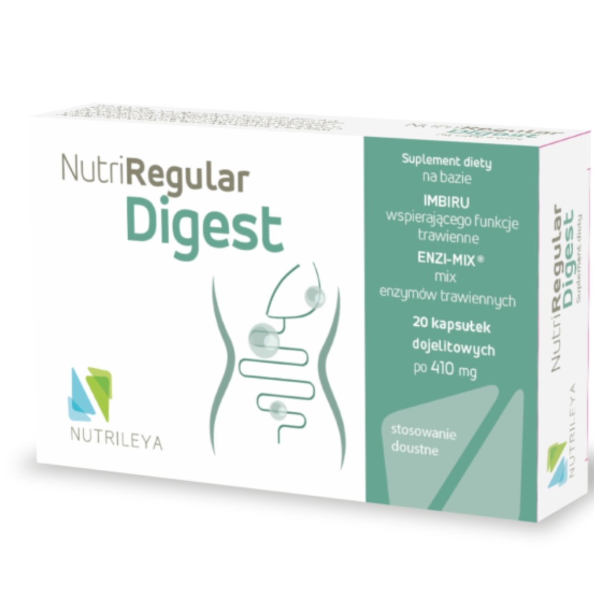 Nutrileya - Nutriregular Digest - 20 kapsułek na trawienie