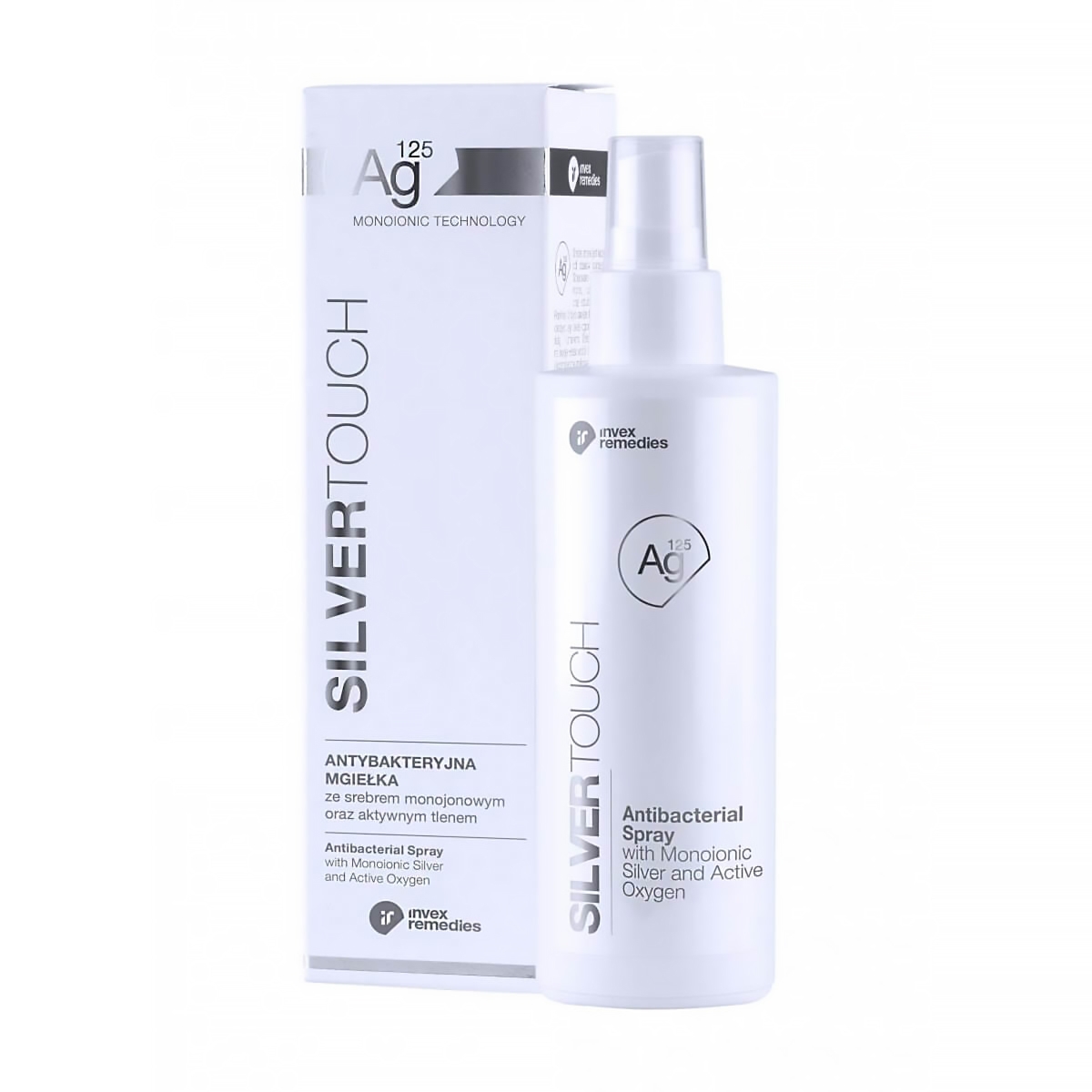 Mgiełka do twarzy i ciała Silver Touch Ag 125 ze srebrem - antybakteryjna - 200 ml