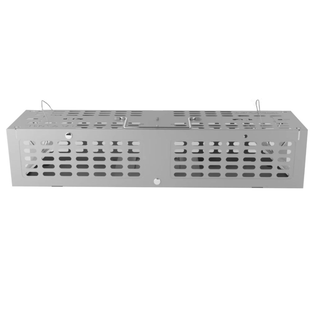 Pułapka żywołapka metalowa na szczury 44 × 12 × 10,5 cm