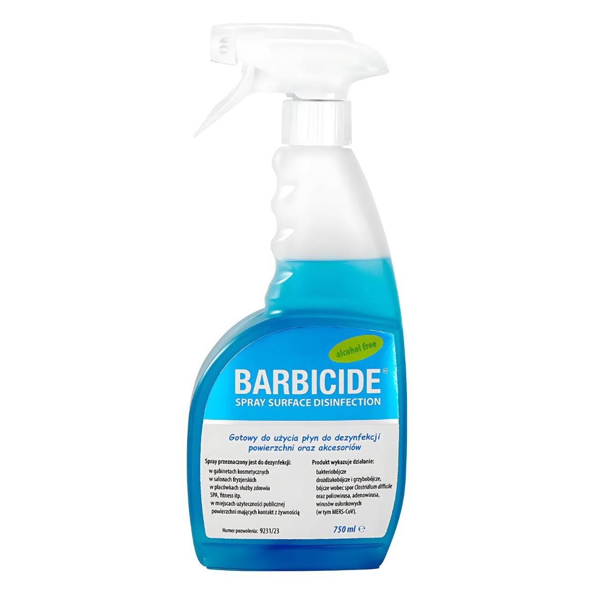 Spray do dezynfekcji powierzchni Barbicide standard 750 ml