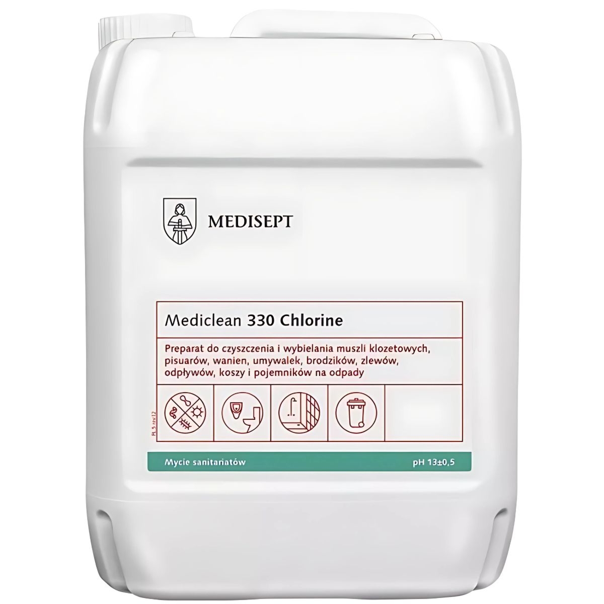 MEDICLEAN 330 Chlorine Medisept - żel do czyszczenia i wybielania sanitariów 5L