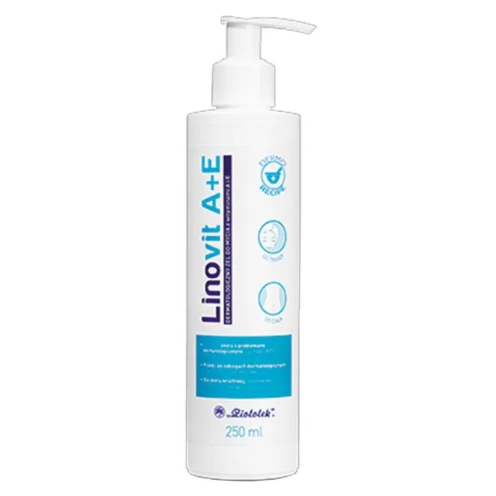 Dermatologiczny żel do mycia Linovit A+E - 400 ml