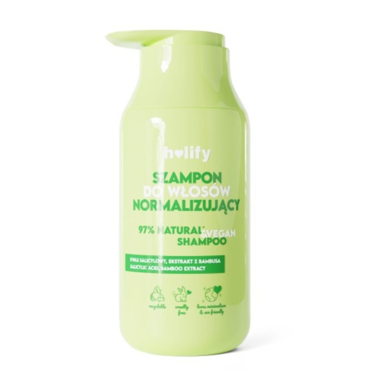 Holify Normalizujący szampon do włosów - Odbudowa włosów - 300ml