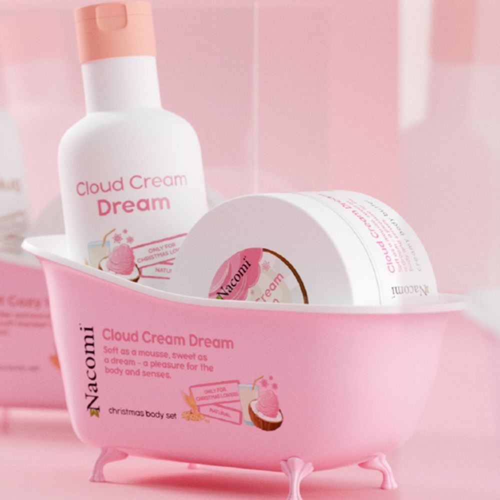 Zestaw Żel pod prysznic - 300ml + Masło do ciała 100ml Cloud Cream Dream Nacomi