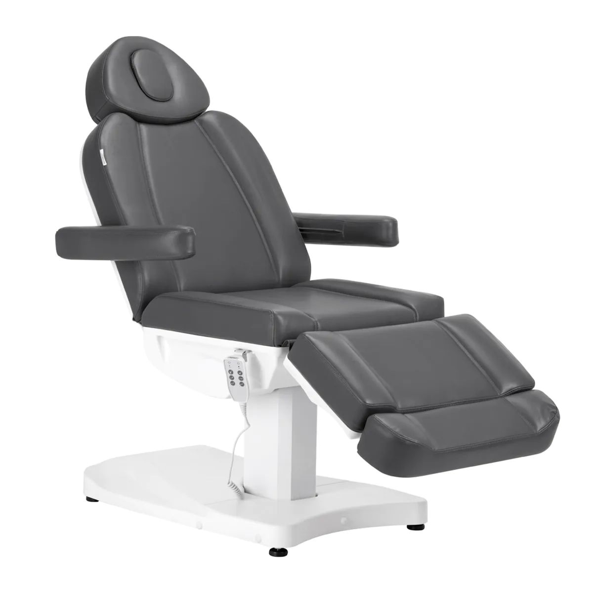Fotel kosmetyczny elektryczny Azzurro 803D - szary