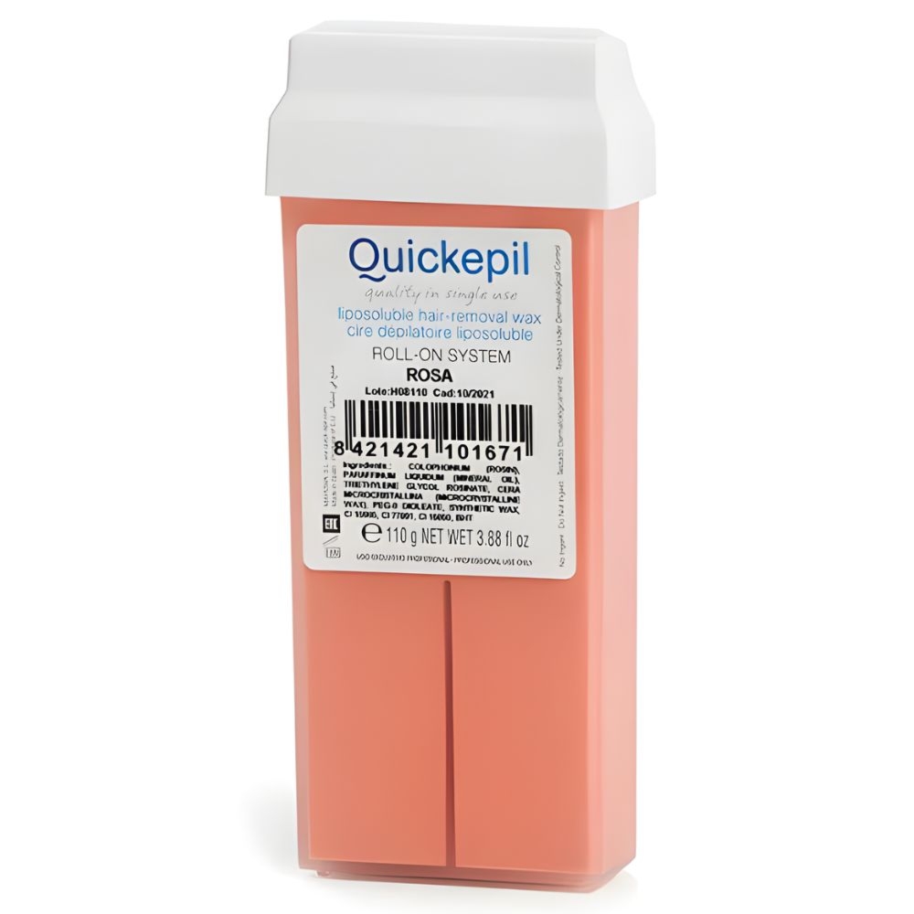 Wosk do depilacji w rolce Quickepil Róża – 110 g
