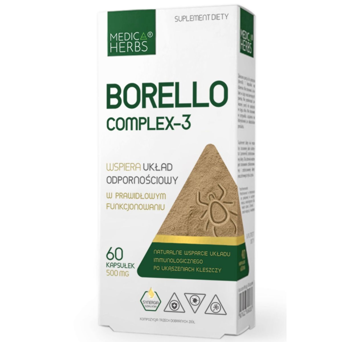 Medica Herbs Borello Complex-3 - Naturalna odporność - 60 kapsułek