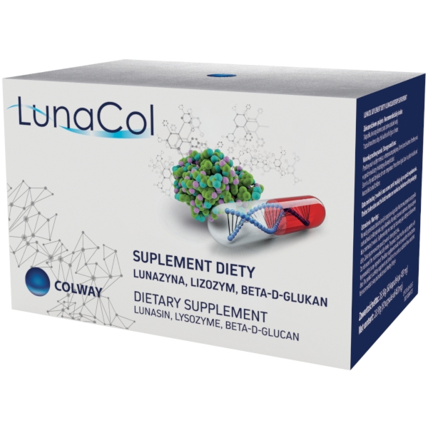 Colway LunaCol 60 kaps. - Lunazyna - Wspiera odporność