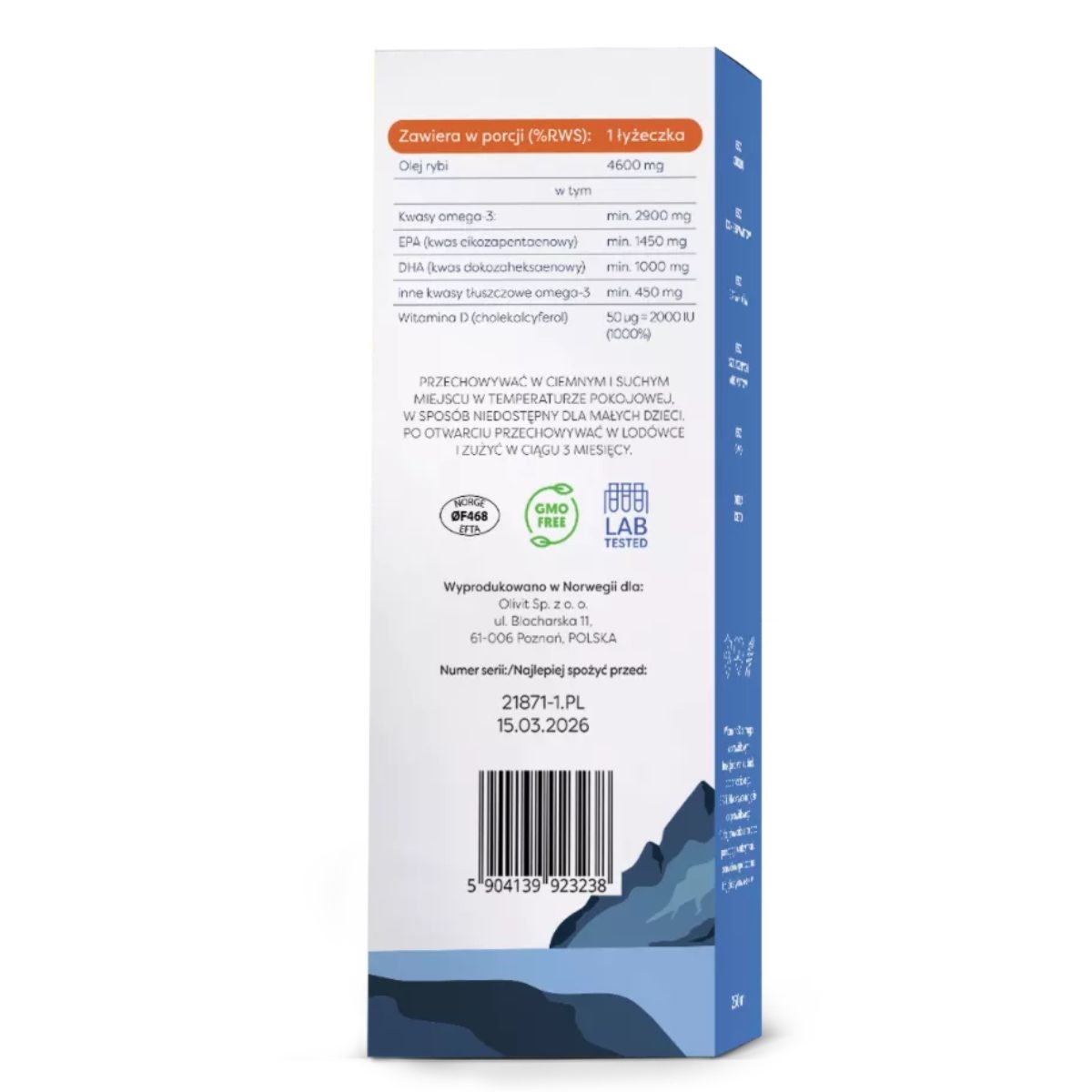 Osavi Super Omega-3 + D3 2900mg