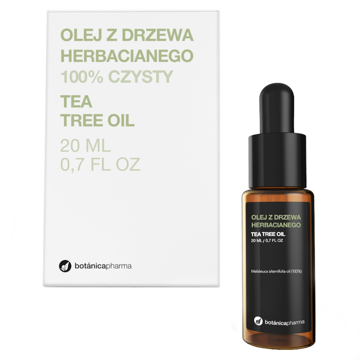 Botanicapharma Olej z drzewa herbacianego 100% czysty - zakraplacz 20 ml
