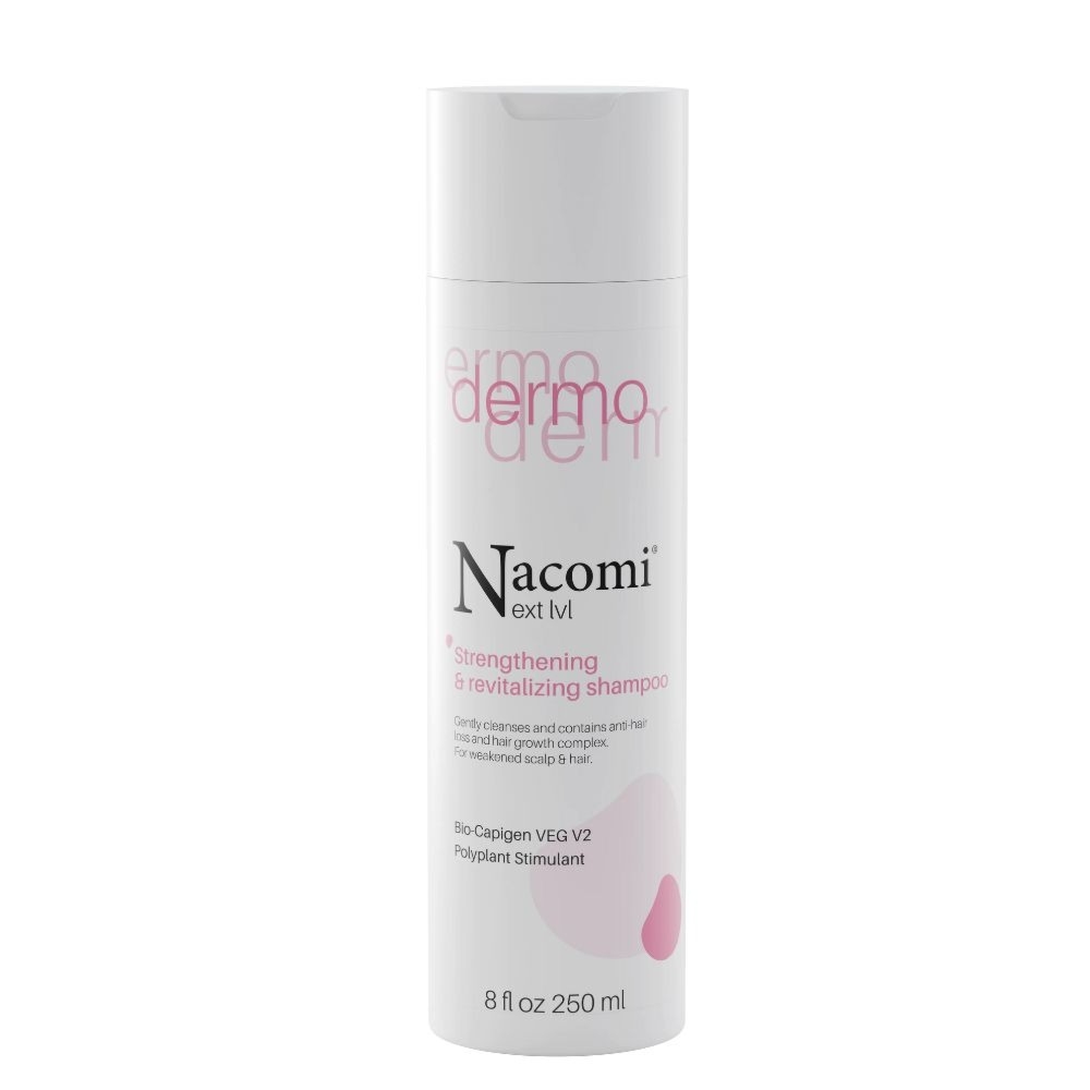 Szampon do włosów wzmacniający i rewitalizujący Nacomi - 250 ml