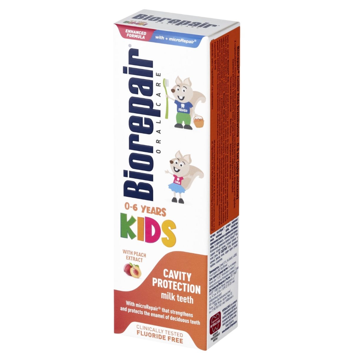 Biorepair Kids - pasta do zębów brzoskwiniowa - 50 ml