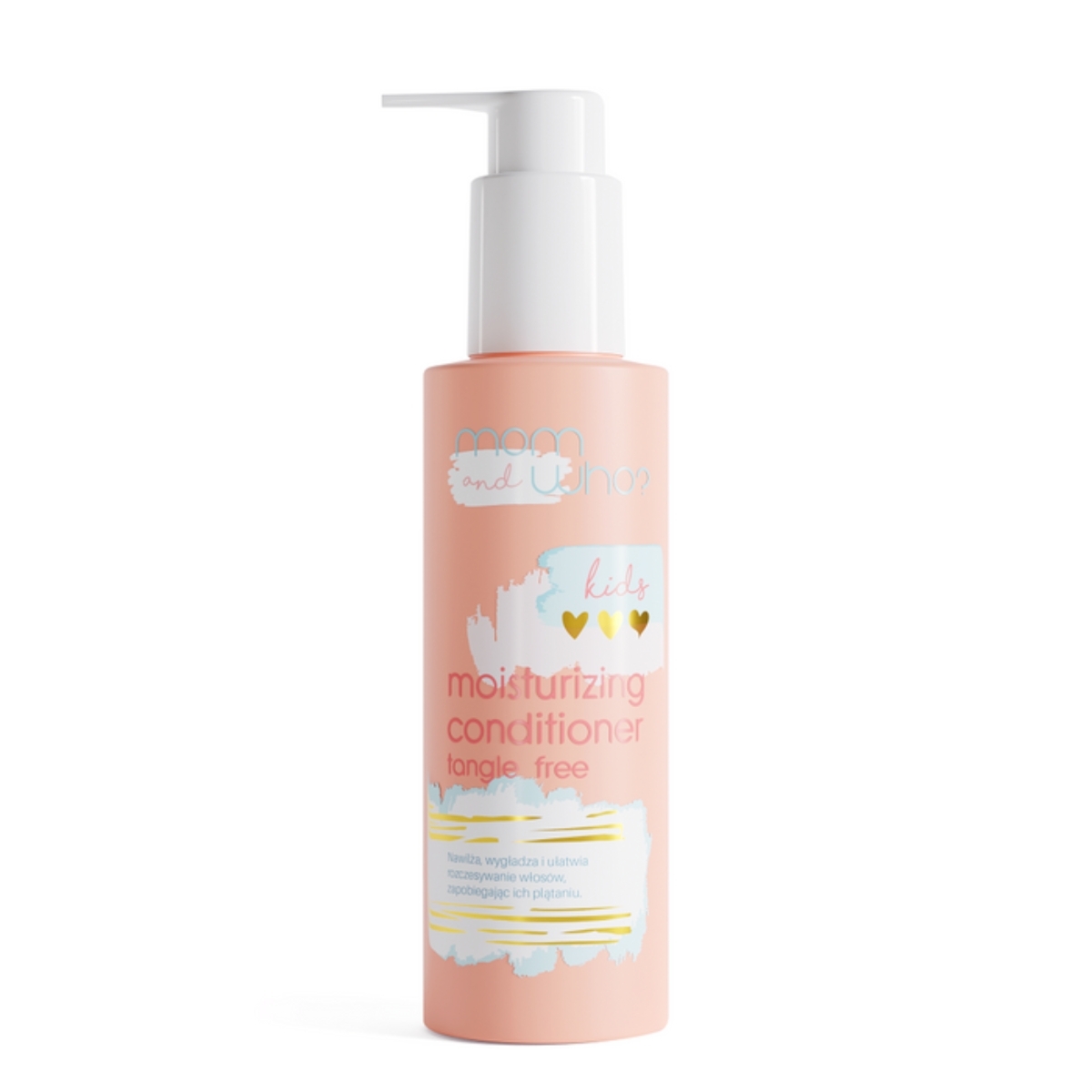 Mom and Who? Nawilżająca odżywka do włosów dla dzieci ułatwiająca rozczesywanie włosów - 150 ml