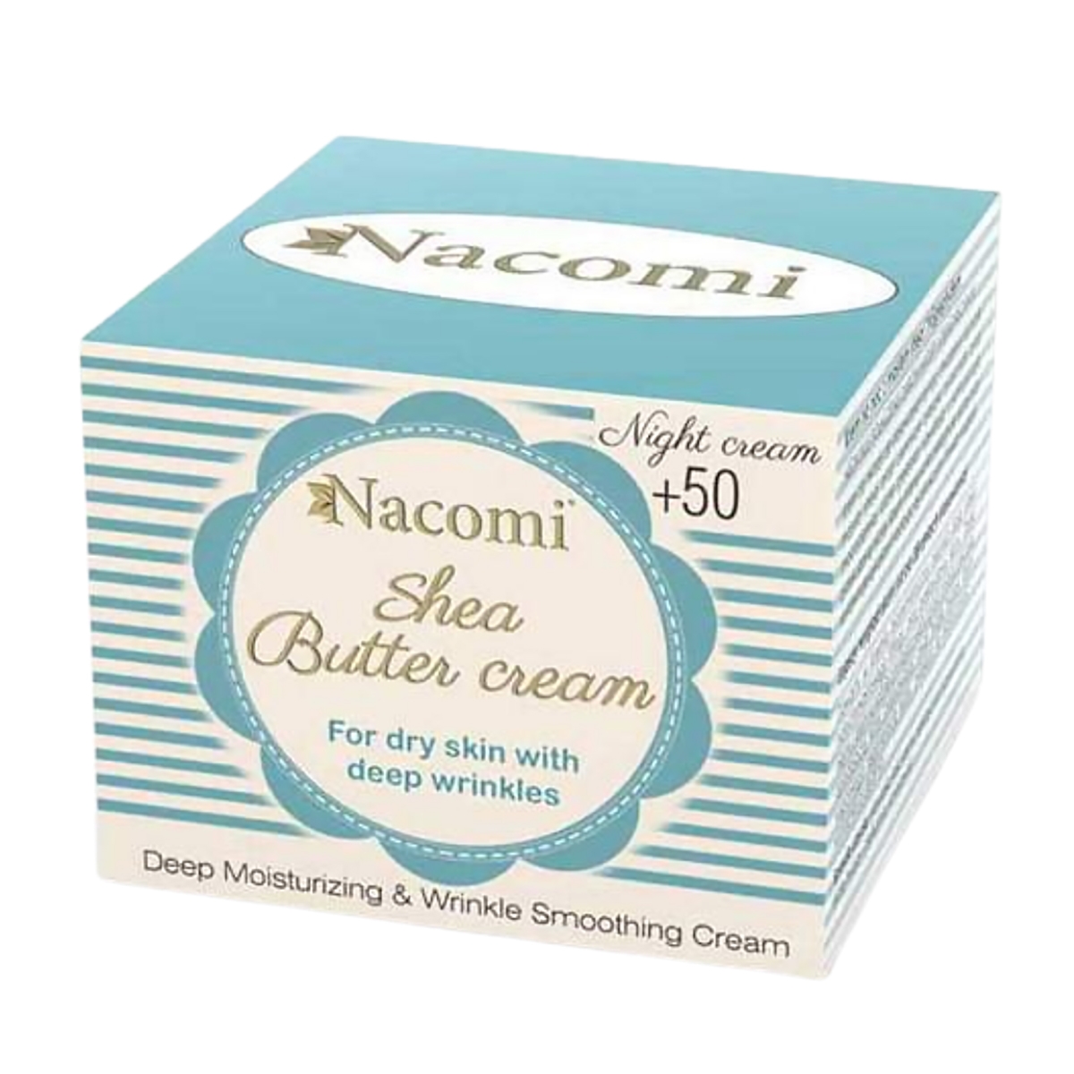 Krem do twarzy Nacomi 50+ Shea na noc - 50 ml