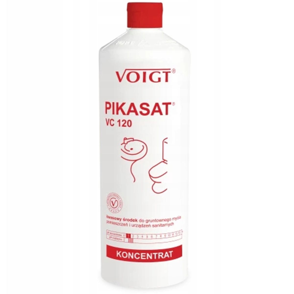 Voigt Pikasat VC 120 - Środek do mycia pomieszczeń sanitarnych - 1L