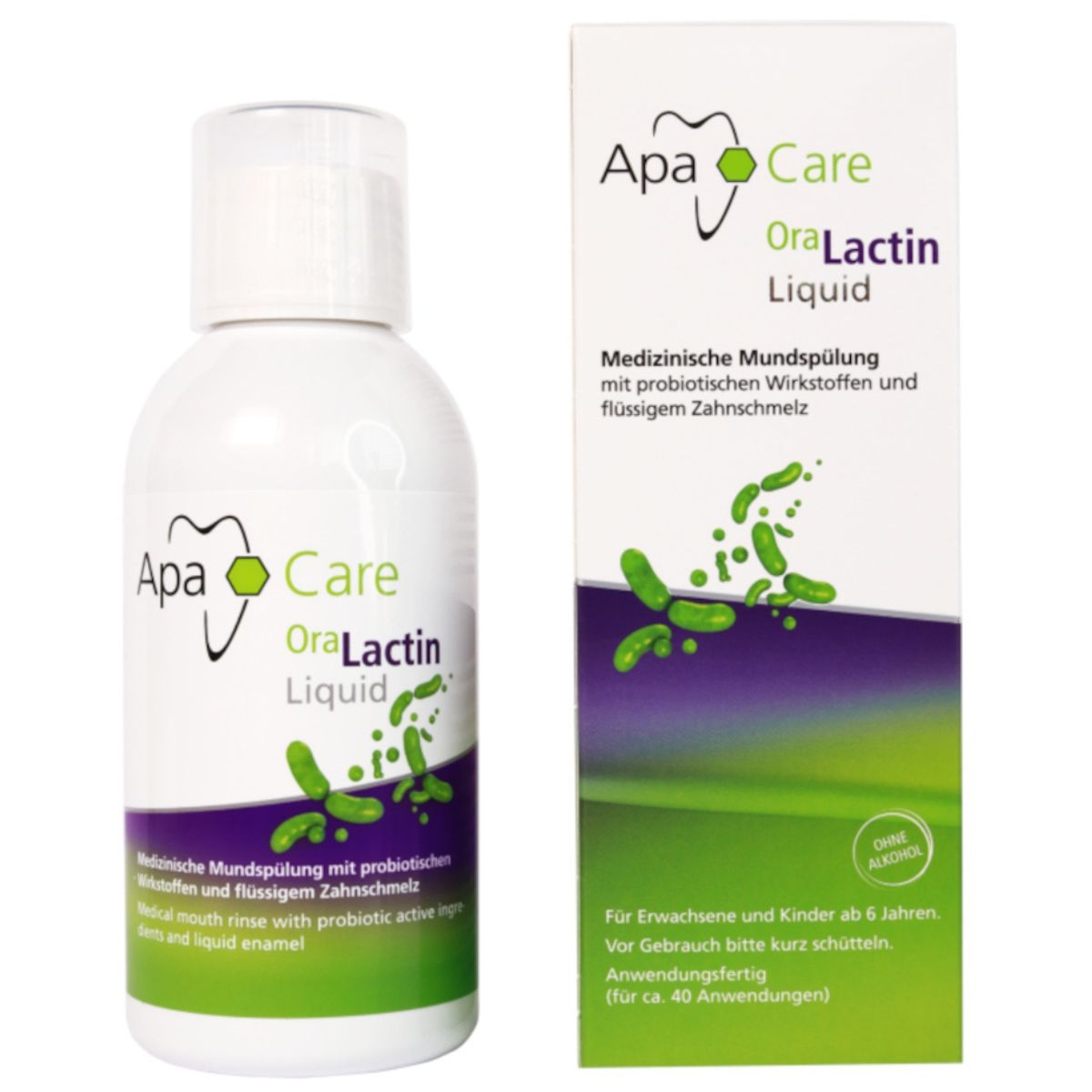 APACARE płyn do płukania jamy ustnej z hydroksyapatytem - 200ml