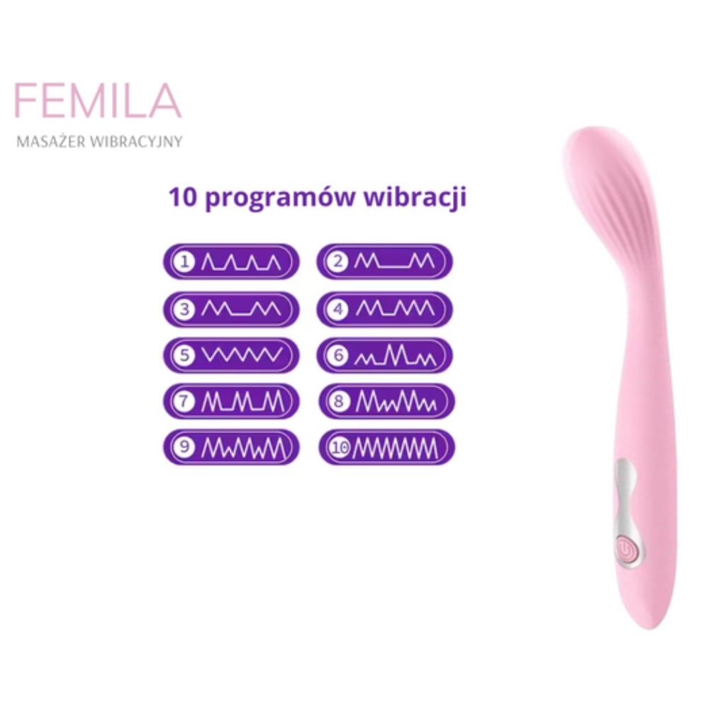 Masażer mięśni dna miednicy wibracyjny Femila - różowy