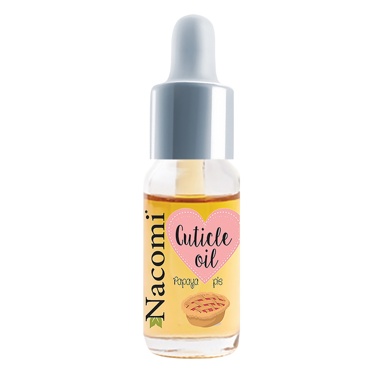 Olejek do pielęgnacji skórek Nacomi Papaya Pie -  Świeże ciasto z papają - 15 ml