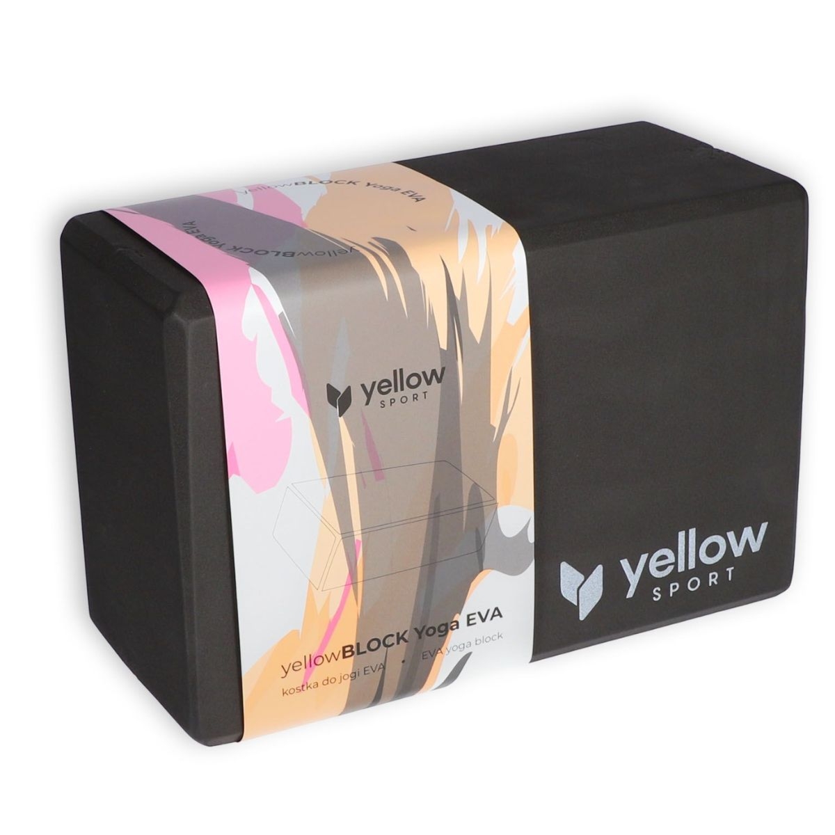 YellowBlock Kostka do Jogi EVA - czarna