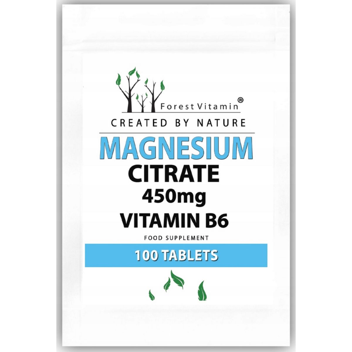 Forest Vitamin Cytrynian Magnezu + Witamina B6 - 100 tabletek