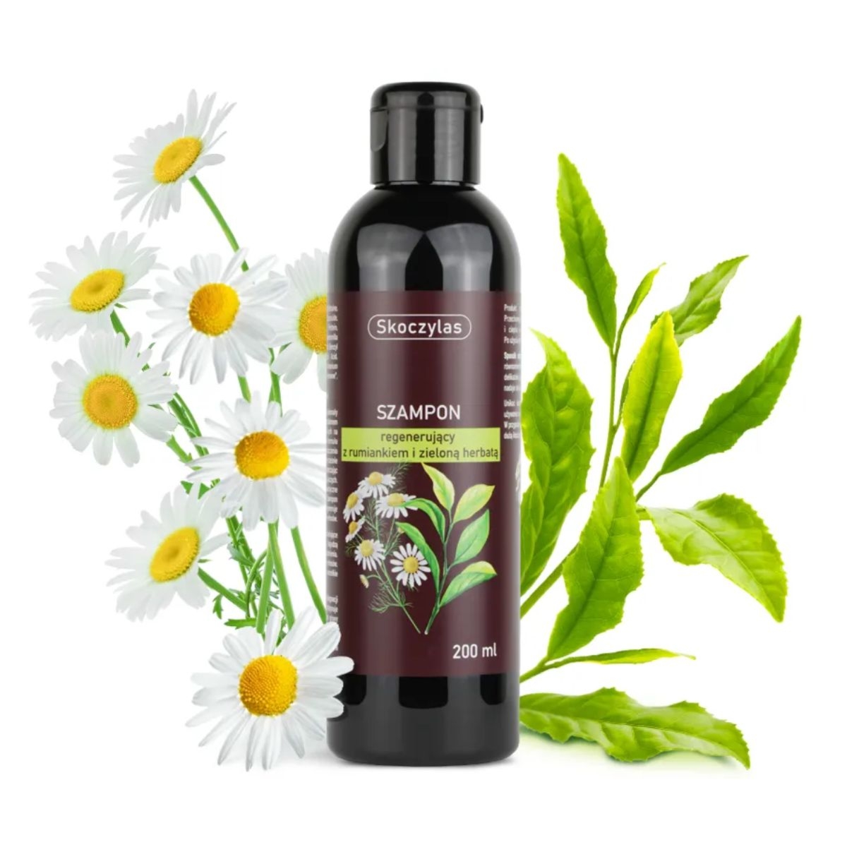 Szampon regenerujący z rumiankiem i zieloną herbatą - 200 ml