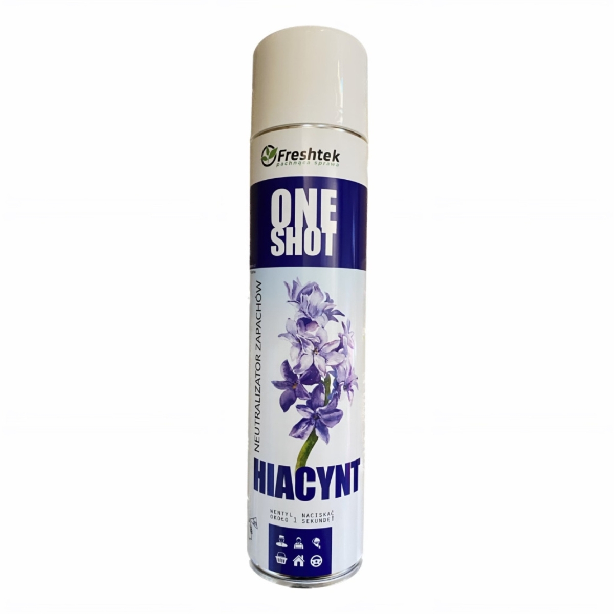 Freshtek One Shot Neutralizator Zapachów Premium Line - 600 ml - Hiacynt