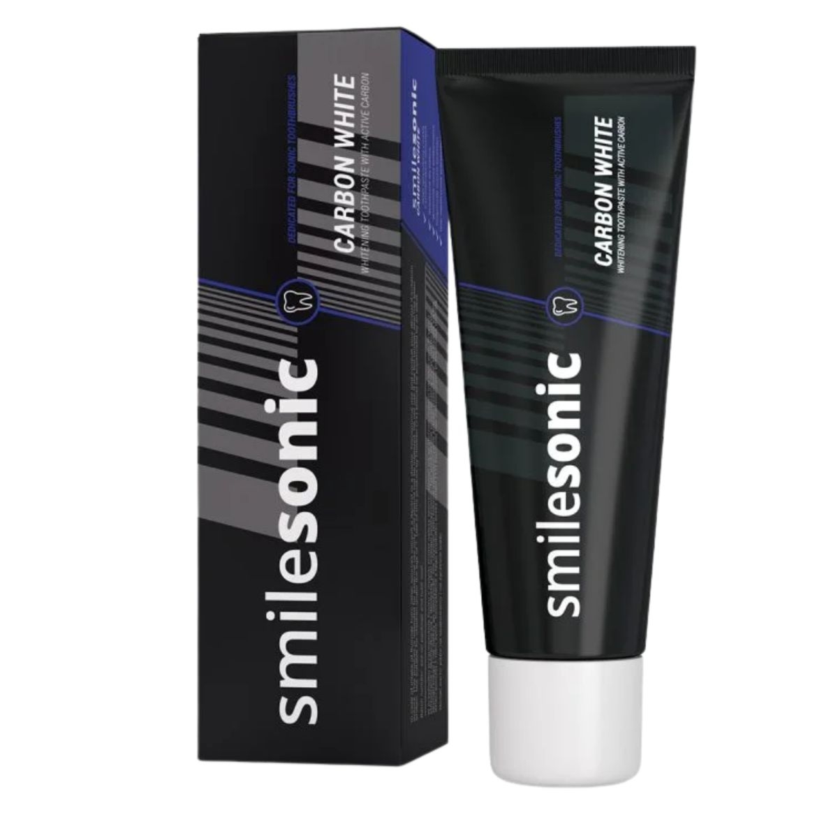 Pasta wybielająca SMILESONIC Carbon White 75 ml