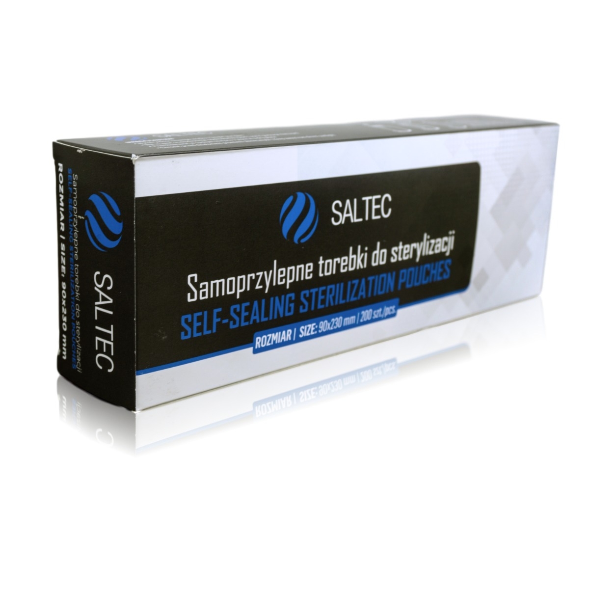 Samoprzylepne torebki do sterylizacji SALTEC - 200 sztuk - 140x260mm