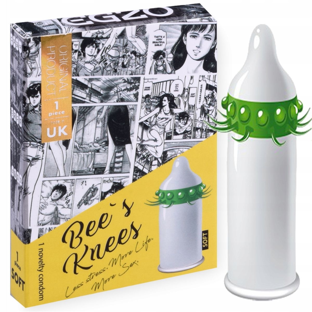 Egzo prezerwatywy Egzo Bee`s Knees -1 sztuka