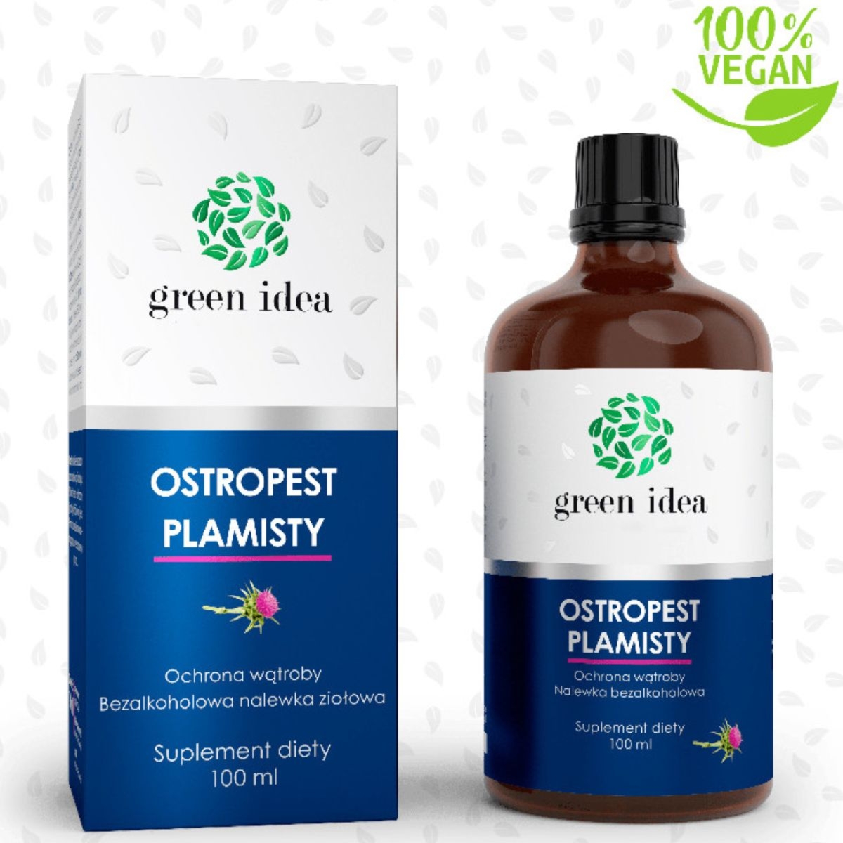 Green Idea Ostropest Plamisty - Nalewka wspierająca wątrobę - 100ml