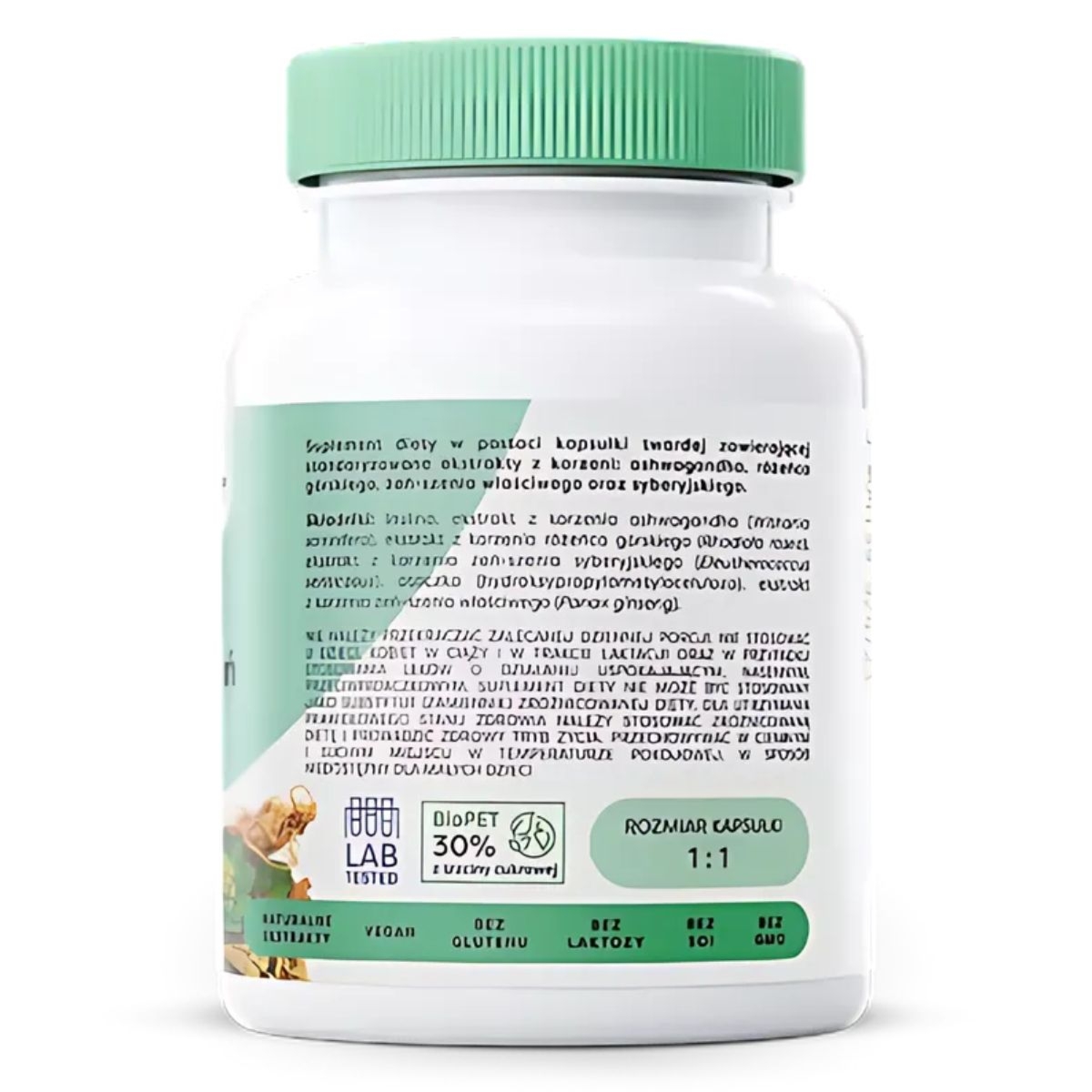 Osavi Ashwagandha + Różeniec i Żeń-szeń w kapsułkach - 60 kapsułek