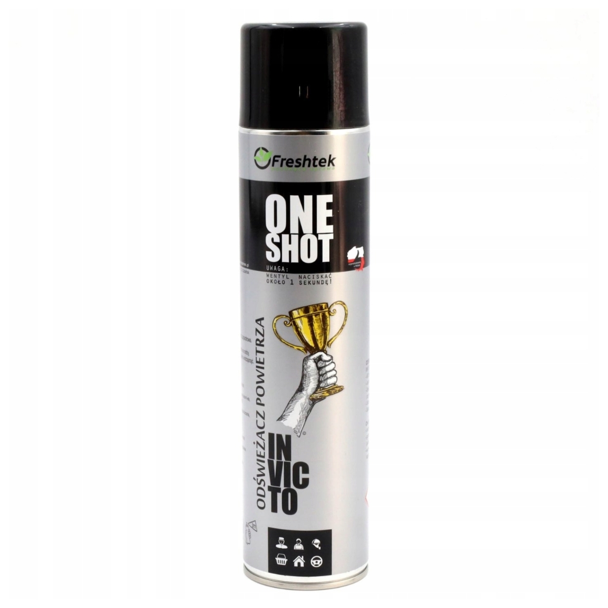 Freshtek One Shot Odświeżacz powietrza Premium Line - Invicto - 600 ml