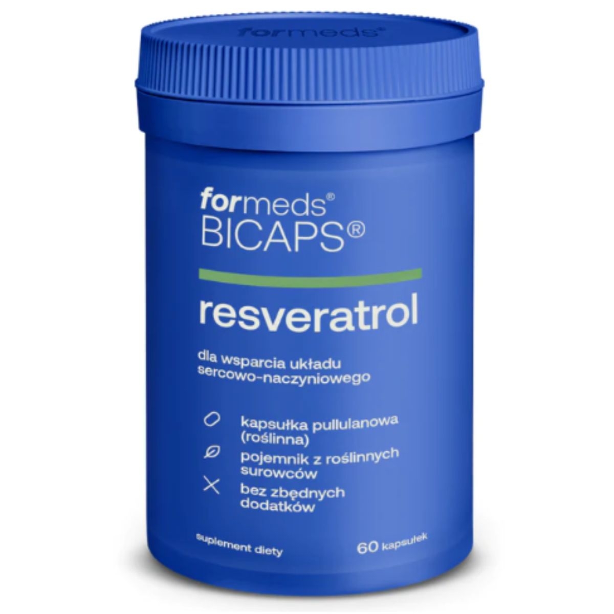 Bicaps Resveratrol - Zdrowy układ krążenia - 60 kapsułek
