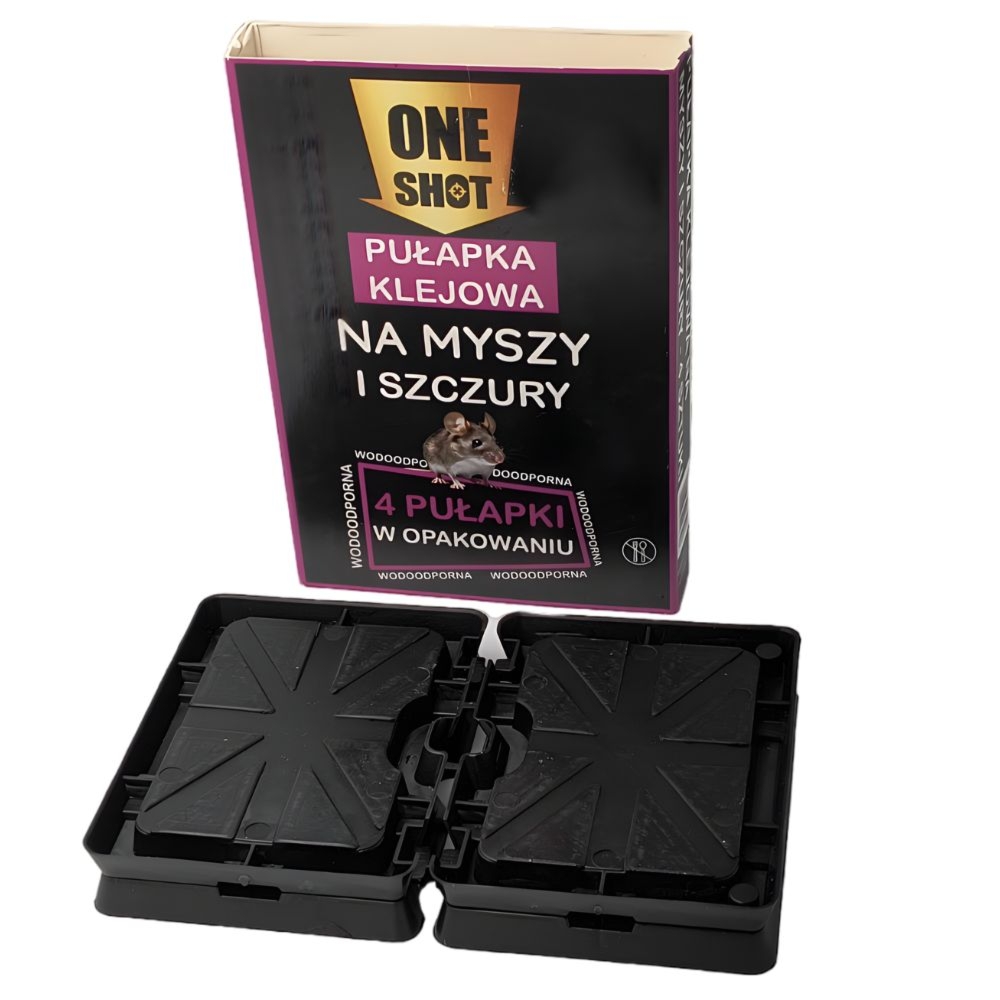 Pułapka lepowa na myszy i szczury 87×131 mm ONE SHOT DG 1106