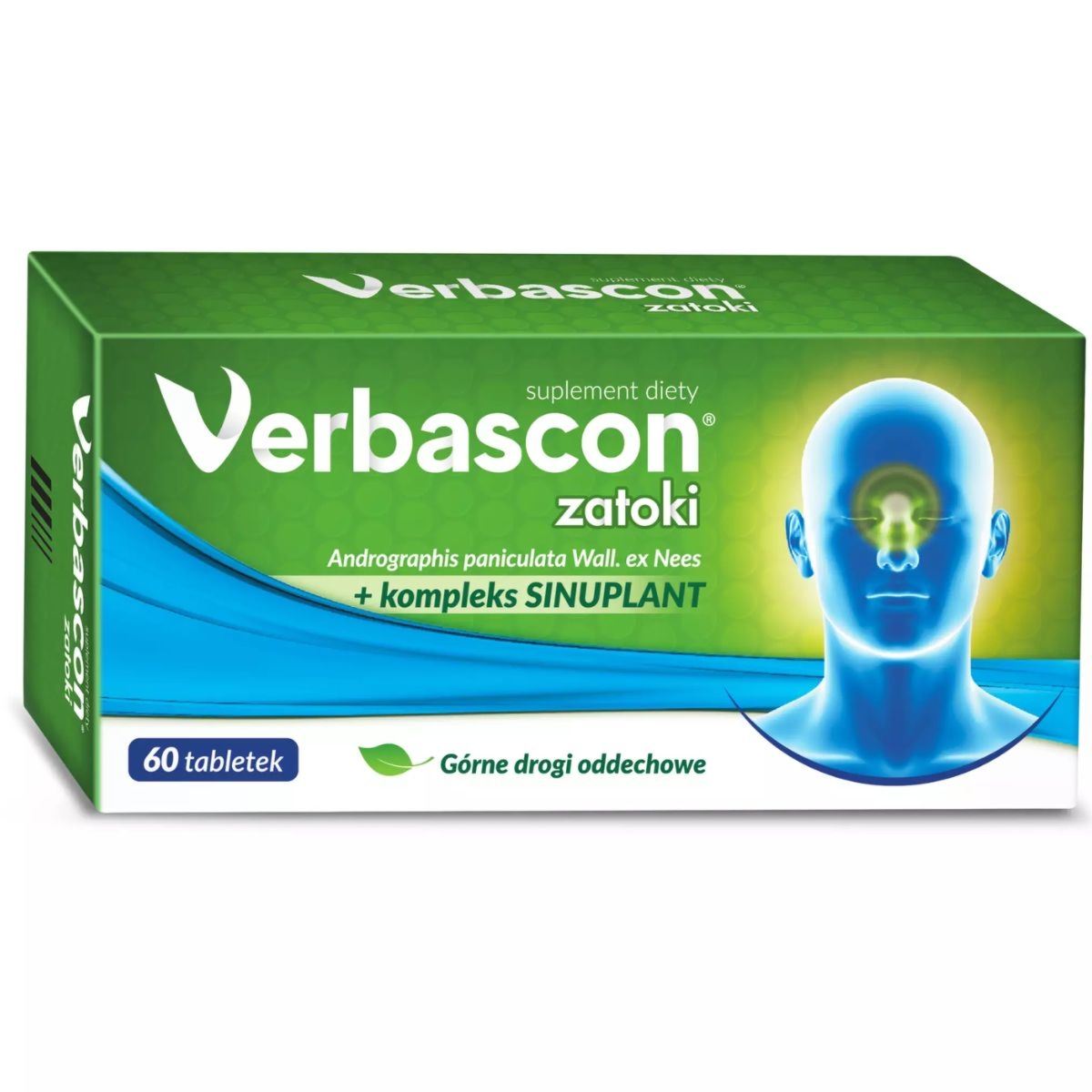 Verbascon Zatoki - 60 tabletek