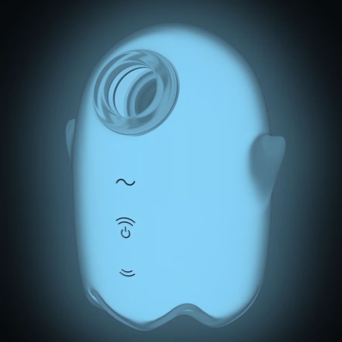 Wibrator bezkontaktowy Satisfyer Glowing Ghost - Biały