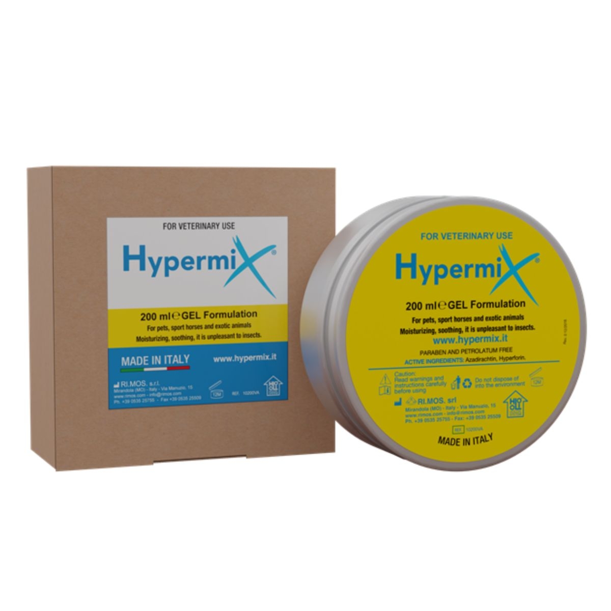 RI.MOS. Hypermix Żel na rany dla zwierząt - 200 ml puszka