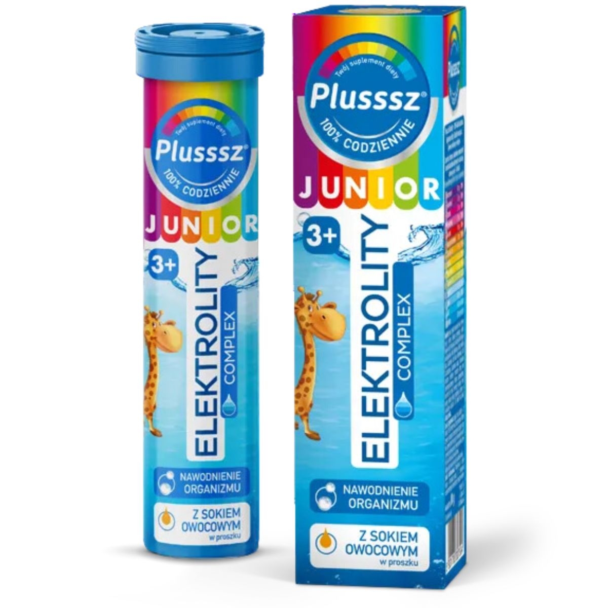 Plusssz Junior Elektrolity Complex 20 kapsułek musujących