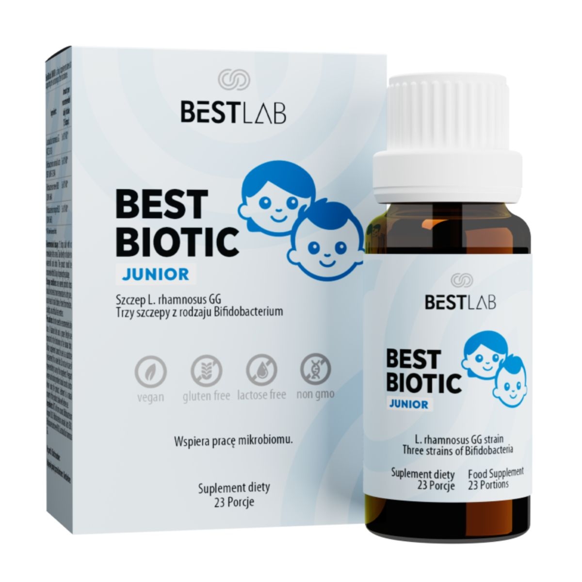 Probiotyk dla dzieci BestLab BestBiotic Junior 12 ml