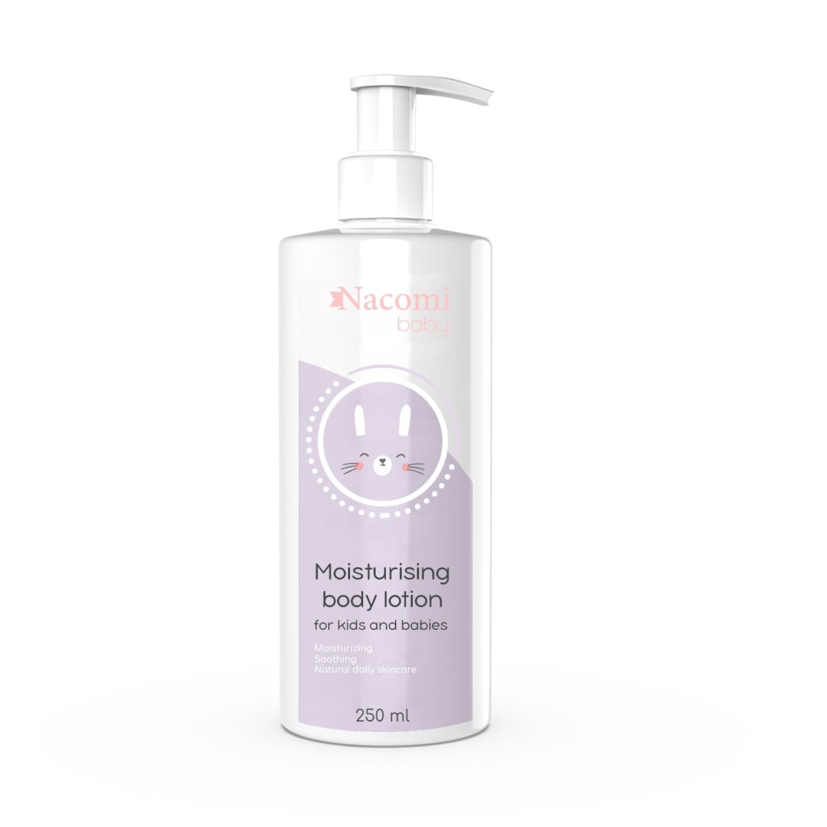 Emulsja nawilżająca dla dzieci i niemowląt Nacomi Baby - Chroni delikatną skórę dziecka - 250 ml