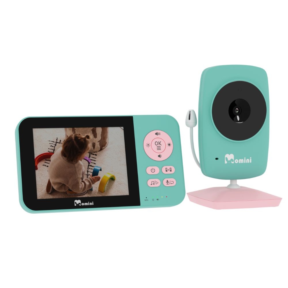 Niania elektroniczna z kamerą i podglądem wideo Momini BlissView
