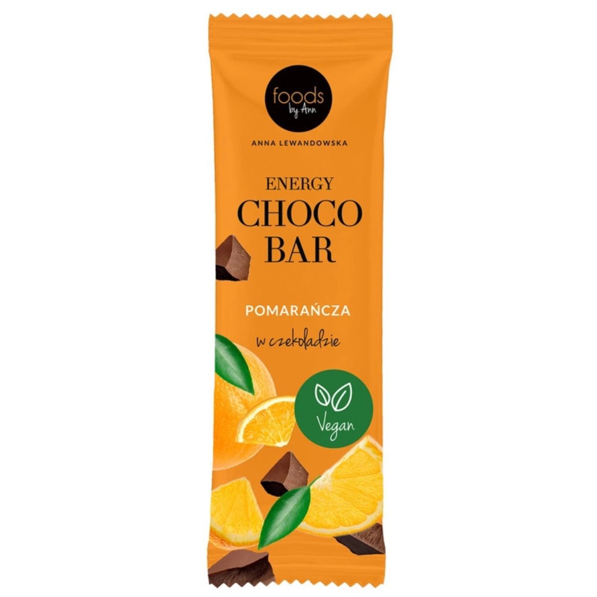 Choco Energy Bar Foods by Ann 35g - Pomarańcza w czekoladzie