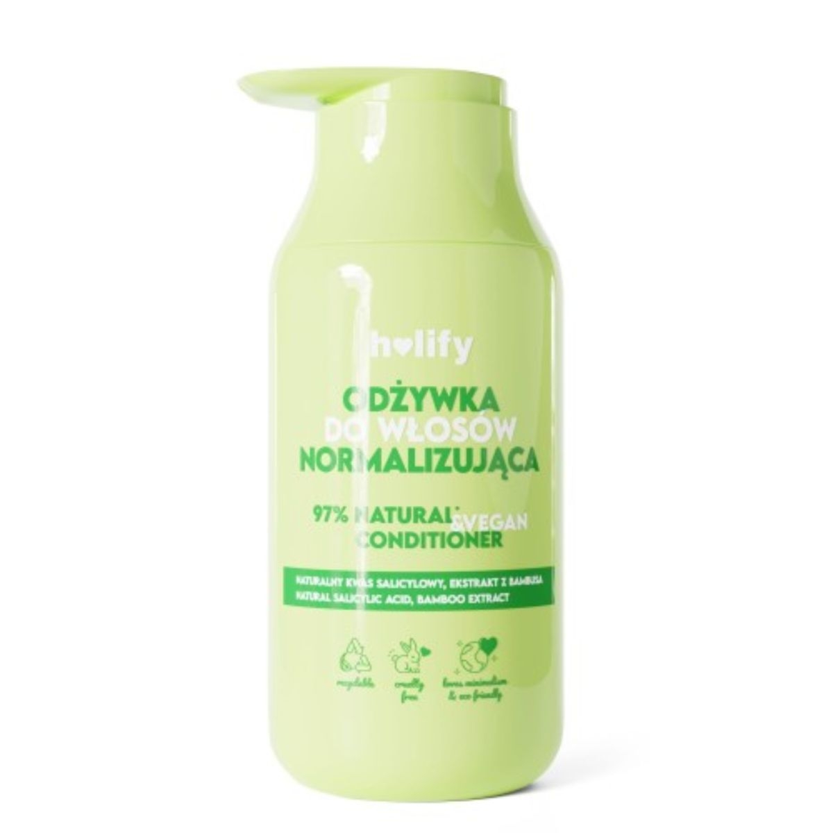 Holify Normalizująca odżywka do włosów - Czyste i lekkie włosy - 300ml