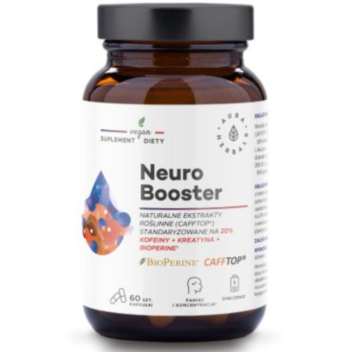Aura Herbals - Neuro Booster - 60 kapsułek