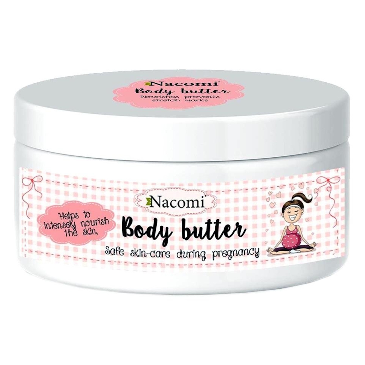 Masło do ciała dla kobiet w ciąży Nacomi 100 g - Intensywnie nawilżające