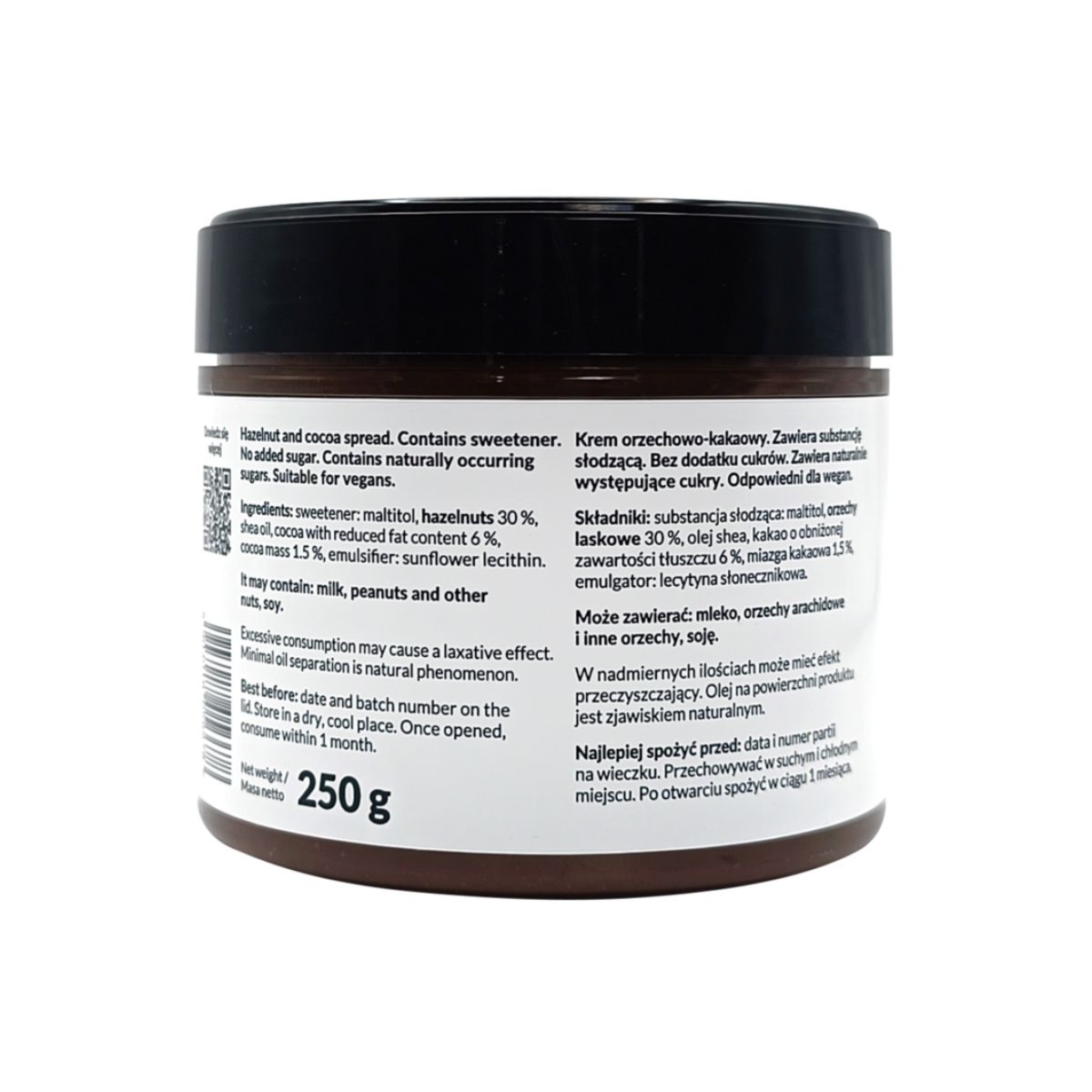 Foods by Ann Krem orzechowo-kakaowy 30% smooth 250g