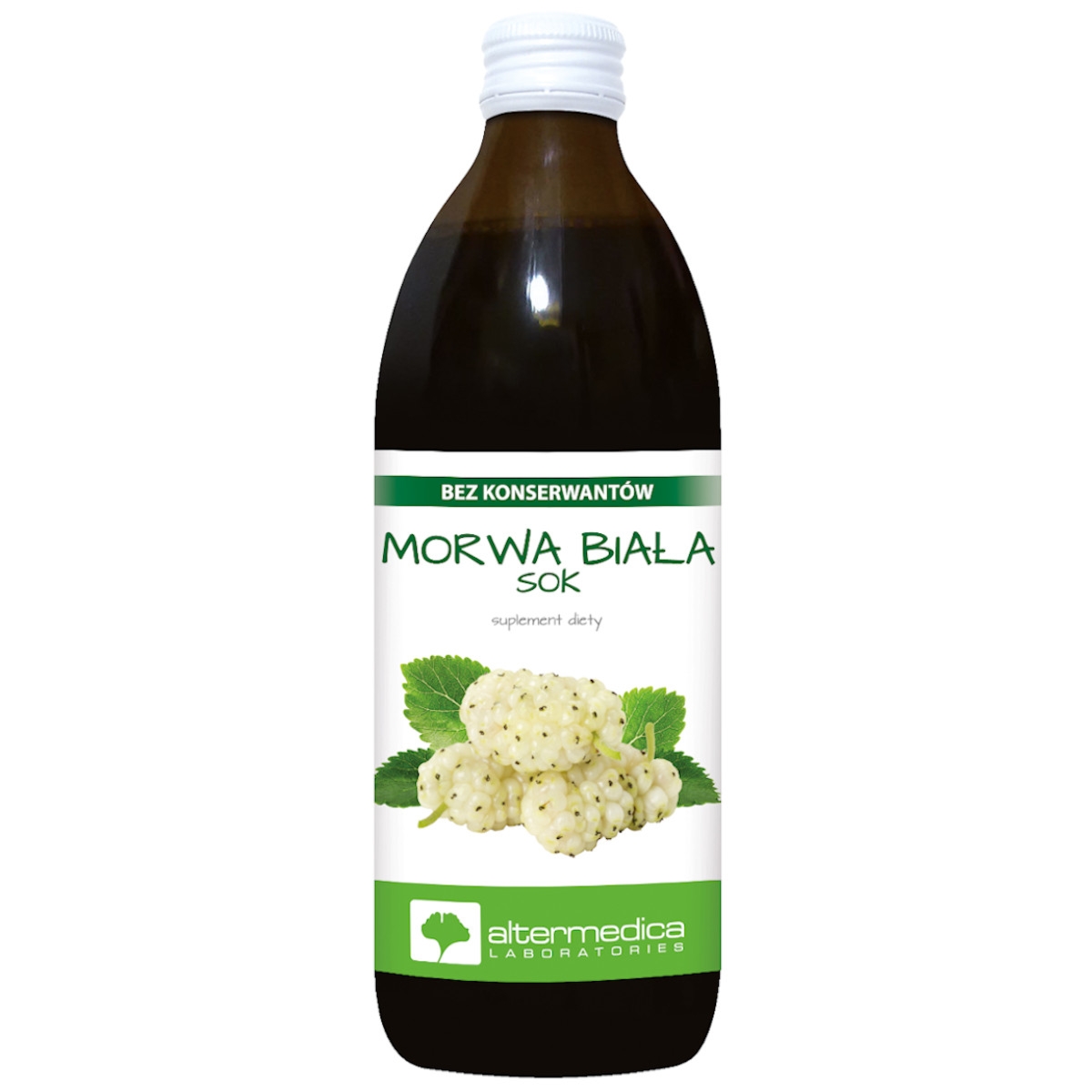 Alter Medica Sok z Morwy Białej - 500 ml Wspomaga funkcjonowanie układu odpornościowego